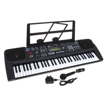 Keyboard z mikrofonem dla dzieci 5+ Taktomierz Radio USB MP3 - model nr 6152